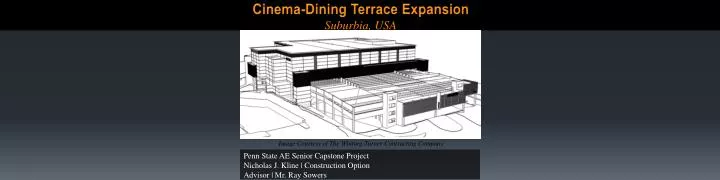 cinema dining terrace expansion