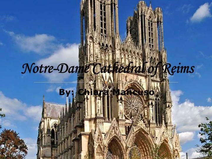 notre dame cathedral of reims