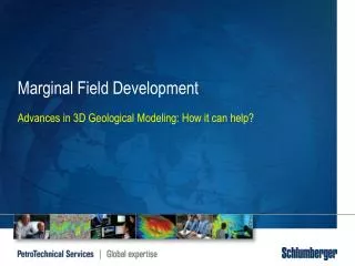 Marginal Field Development