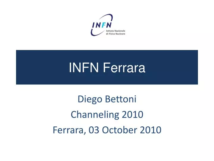 infn ferrara