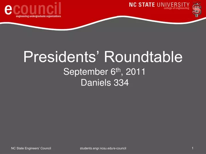 presidents roundtable