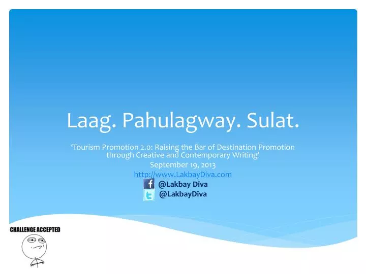 laag pahulagway sulat