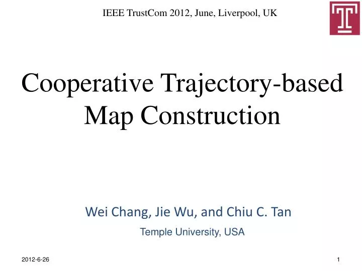 cooperative trajectory based map construction