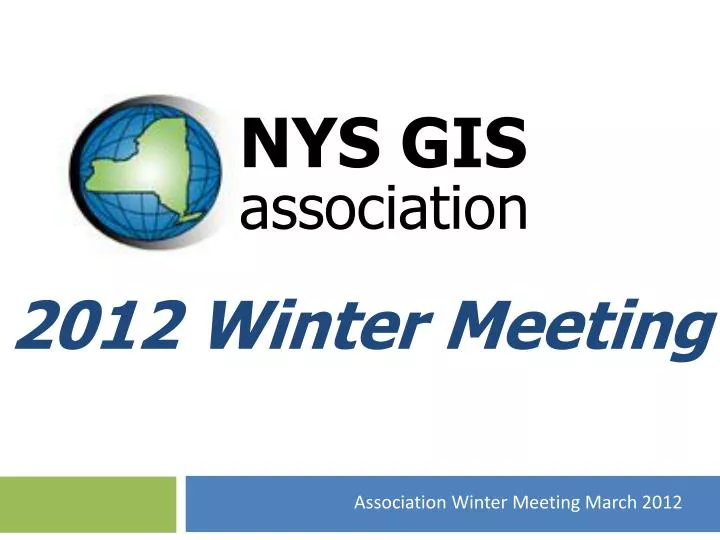 2012 winter meeting