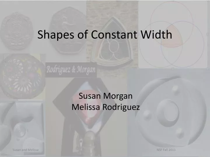 shapes of constant width