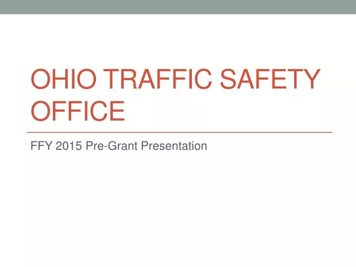 ohio traffic safety office