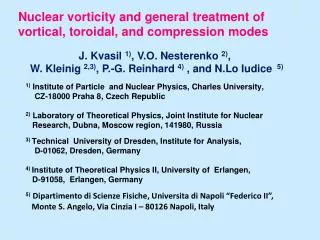 Nuclear vorticity and general treatment of vortical, toroidal, and compression modes