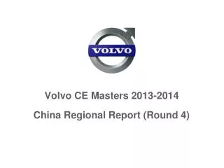 Volvo CE Masters 2013-2014