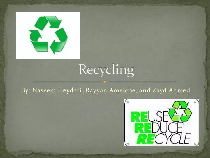 recycling