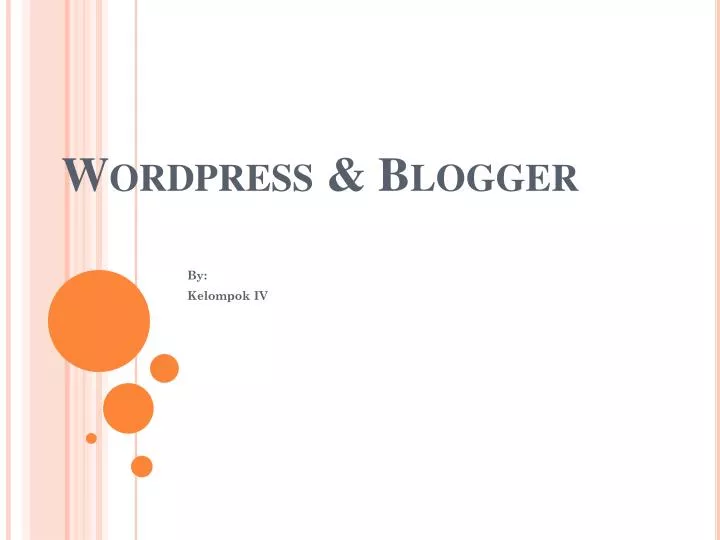 wordpress blogger