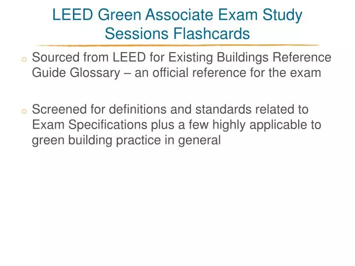 leed green associate exam study sessions flashcards