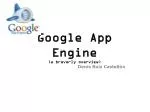 Getting Started with Google App Engine: A Comprehensive Overview - slide 1