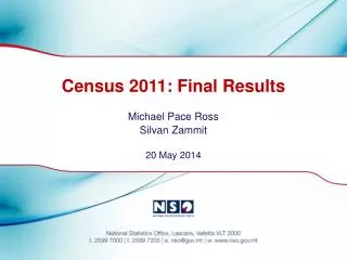 Census 2011: Final Results