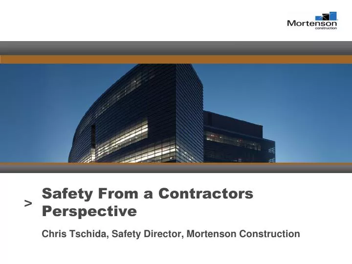 safety from a contractors perspective