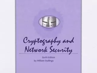 cryptography and network security