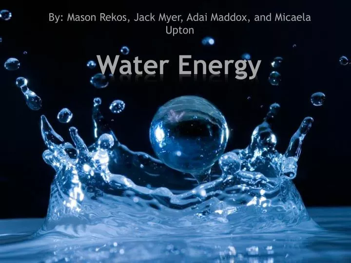 water energy