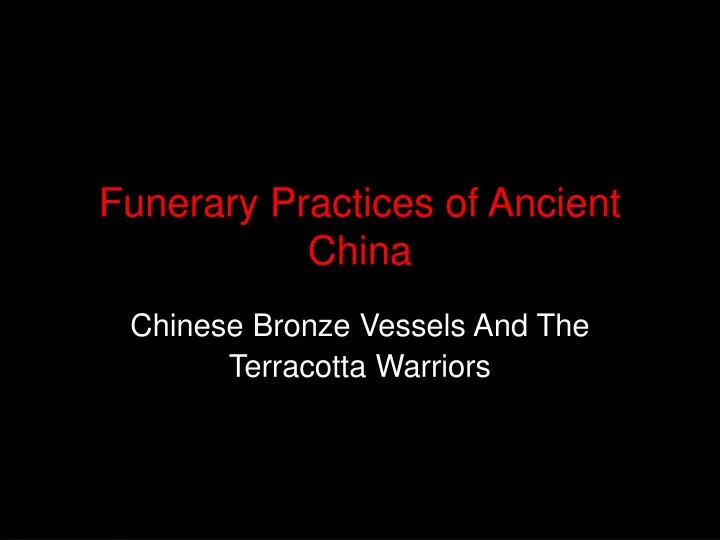 funerary practices of ancient china