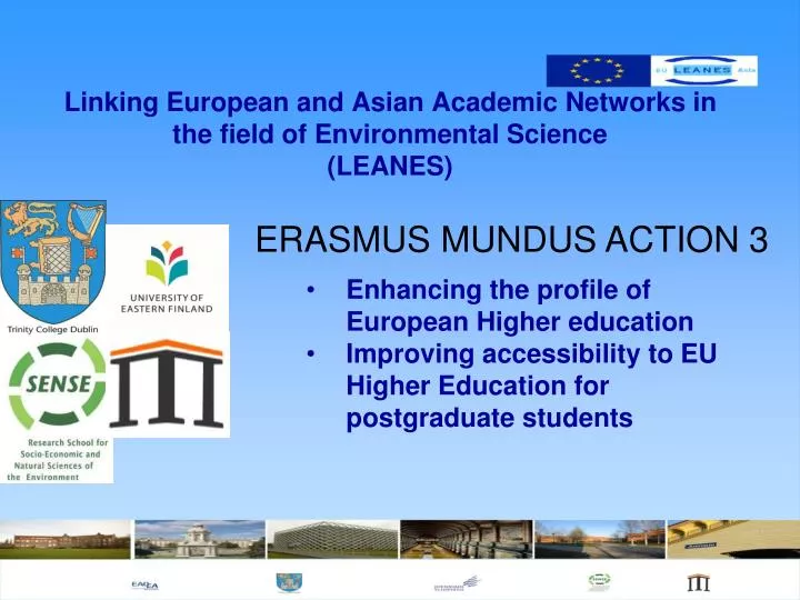linking european and asian academic networks in the field of environmental science leanes
