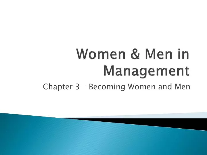 women men in management