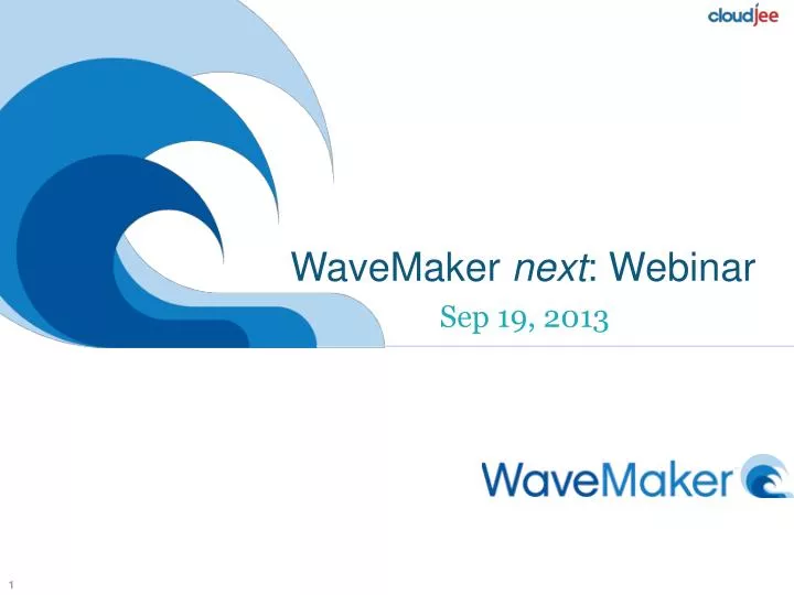 wavemaker next webinar