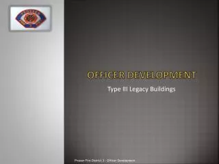 Officer Development