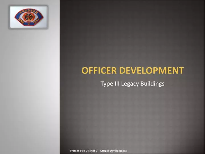 officer development