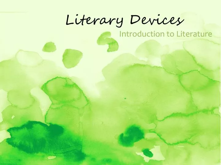 literary devices