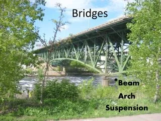 * Beam Arch Suspension