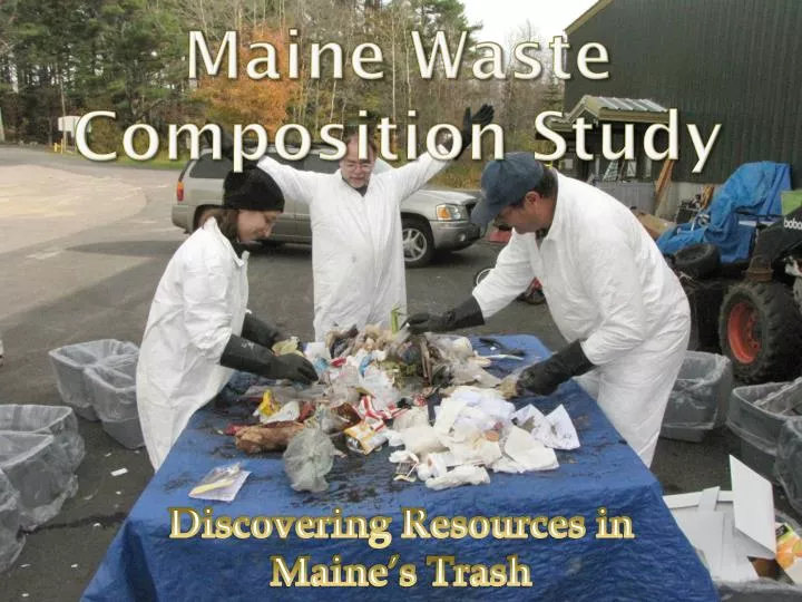 maine waste composition study