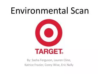 Environmental Scan