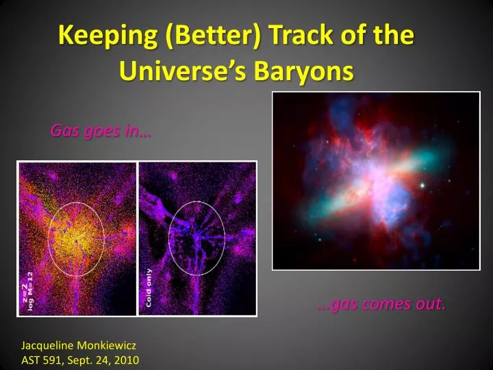 keeping better track of the universe s baryons