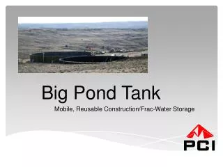 Big Pond Tank