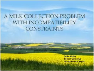 A Milk Collection Problem with Incompatibility Constraints