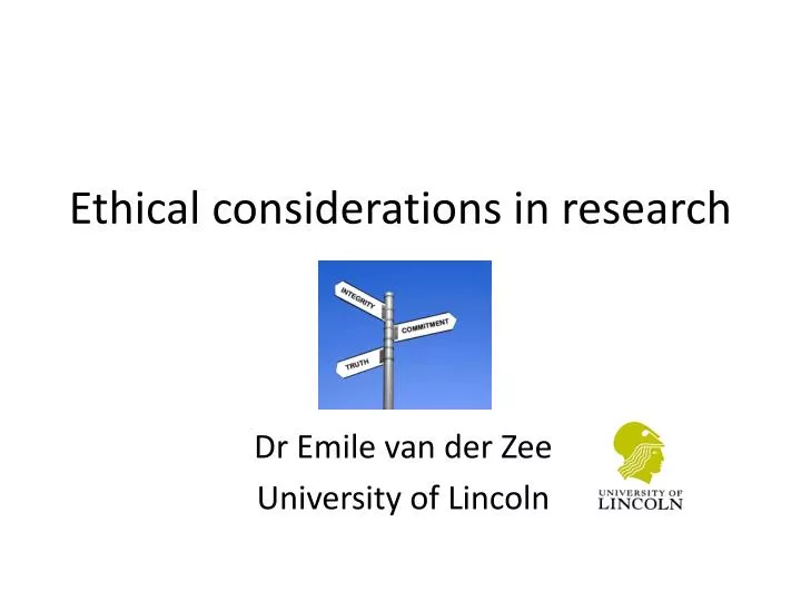 ethical considerations in research