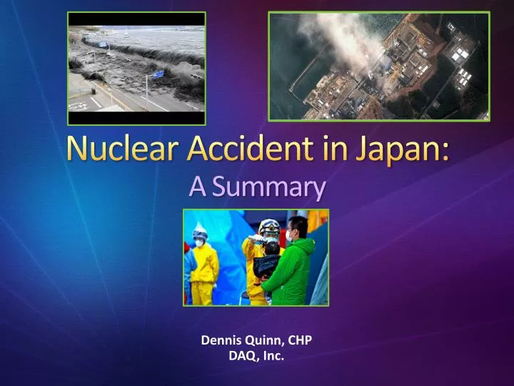 nuclear accident in japan a summary