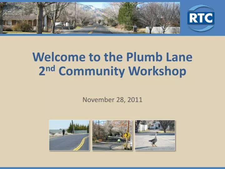 welcome to the plumb lane 2 nd community workshop