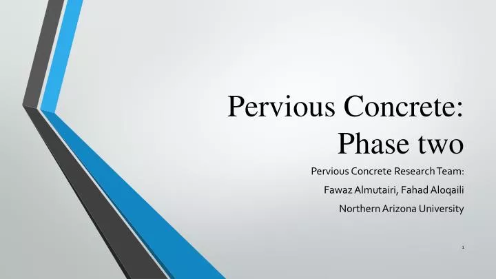 pervious concrete phase two