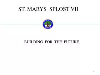 ST. MARYS SPLOST VII