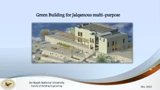 Green Building for Jalqamous multi-purpose