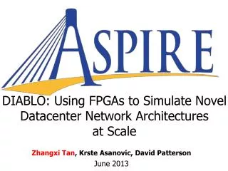 DIABLO: Using FPGAs to Simulate Novel Datacenter Network Architectures at Scale