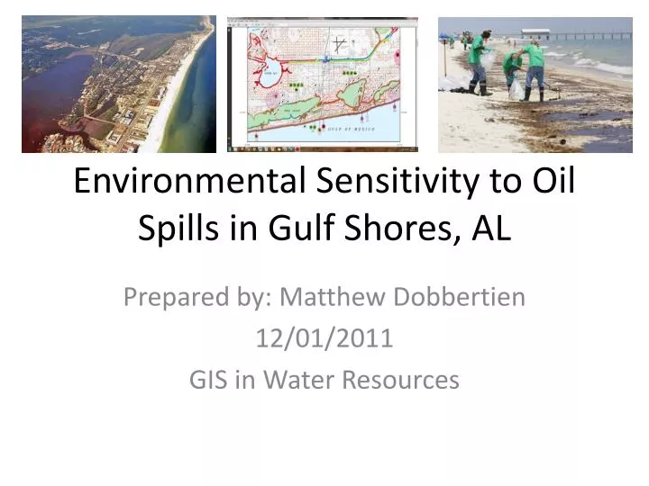 environmental sensitivity to oil spills in gulf shores al