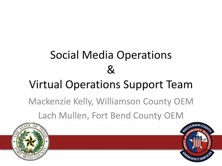 social media operations virtual operations support team