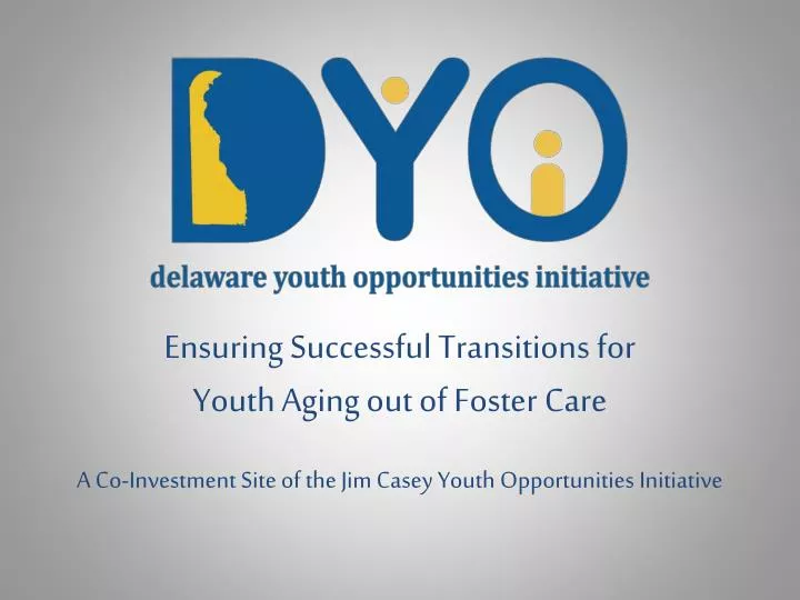 ensuring successful transitions for youth aging out of foster care