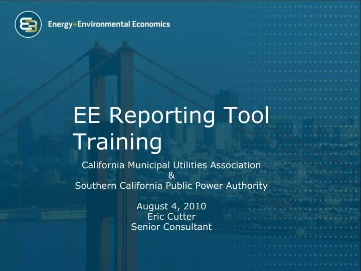 ee reporting tool training