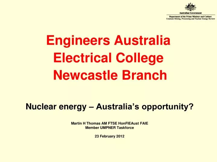 engineers australia electrical college newcastle branch