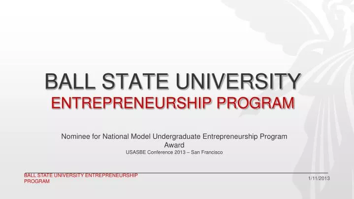 ball state university entrepreneurship program