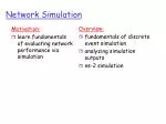 Network Simulation - slide 1