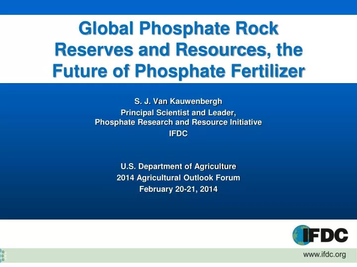 global phosphate rock reserves and resources the future of phosphate fertilizer