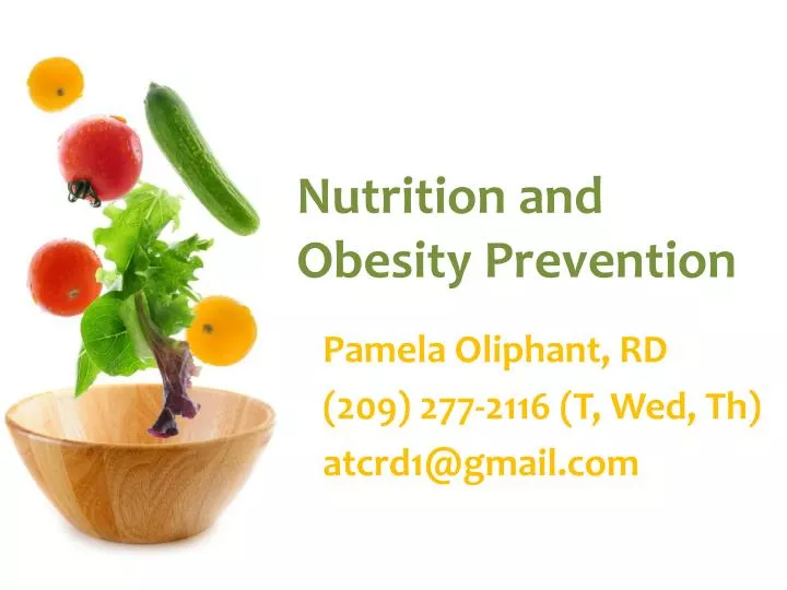 nutrition and obesity prevention