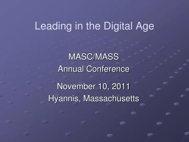 leading in the digital age